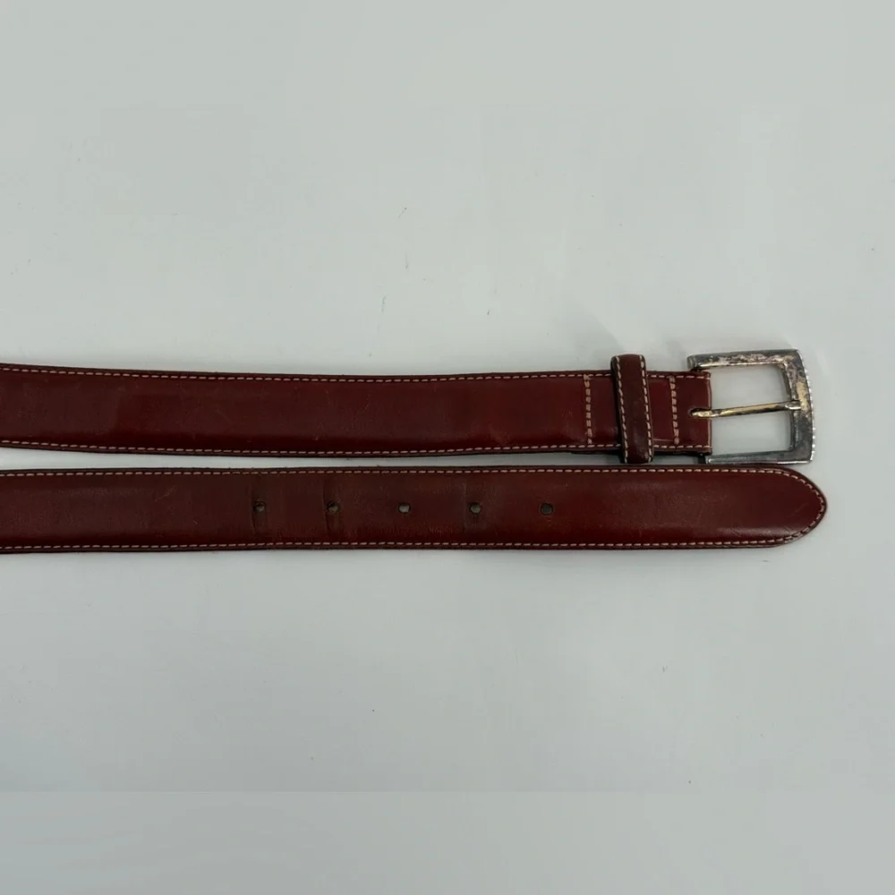 Brooks Brothers Vintage Worn‎ In Leather Belt 38